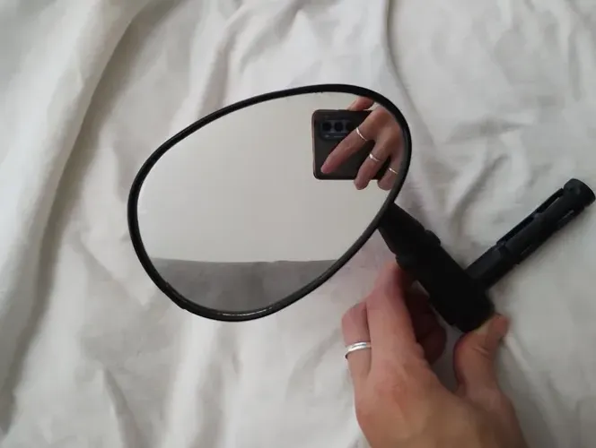 Retrovisor de guidão de bicicleta Btwin