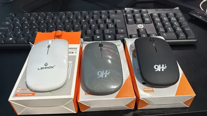 Mouse sem fio recarregáveis