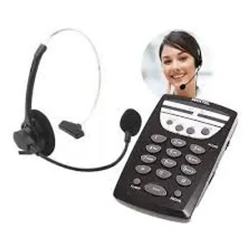 Telefone Headset Maxtel Mt-108 Atendimento Em Telemarketing