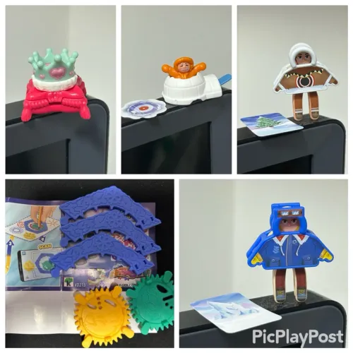 Brinquedos coleção Kinder Joy Applaydu