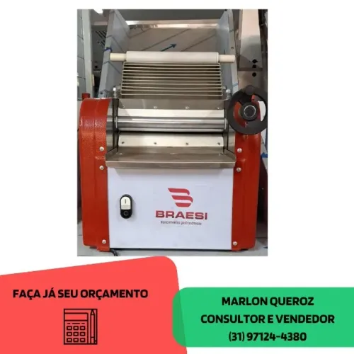 Cilindro para Massas de Mesa Braesi