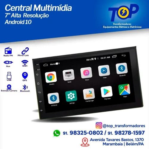 Central multimídia Android 13 ( 2 din )