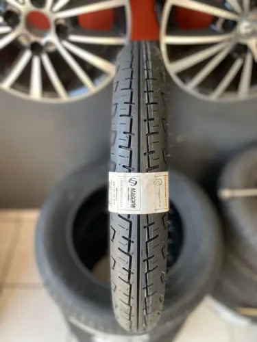 Pneu 80/100/18 dianteiro marca maggion uso s/camara (instalação gratuita)