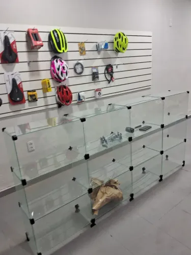 Balcão de vidro expositor para lojas