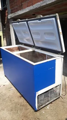 Freezer horizontal marca metalfrio 475 litros dupla ação 127 volts