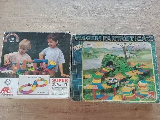 Brinquedo Antigo Viagem Fantástica Bandeirantes ( tipo autorama ferrorama )