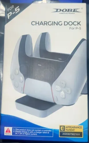 Carregador Duplo Para Controle Ps5 Charging Dock 2 Slot