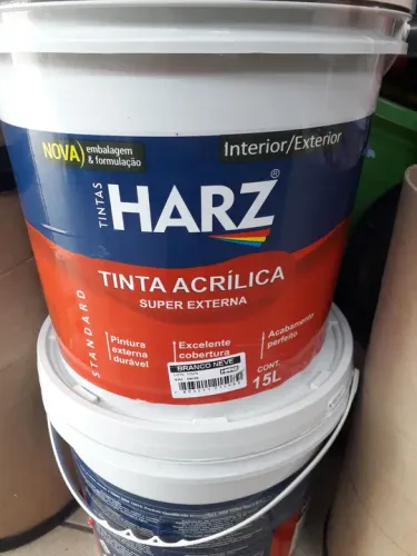 Tinta Acririca externa 15 litros cor cinza NEBLINA 