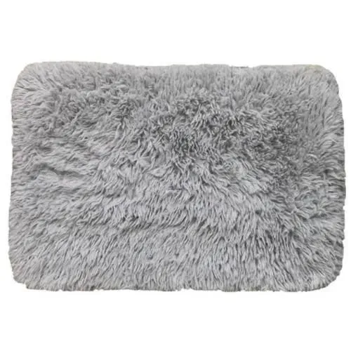 Tapete Pelúcia Cinza - 60 cm x 100 cm