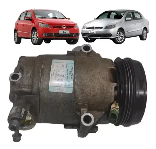 Compressor Ar Condicionado Vw Gol, Voyage, Saveiro Fox 