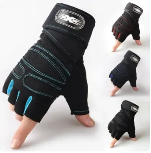 Luvas de Ginástica Fitness Treino Academia Bike Bicicleta Moto z723