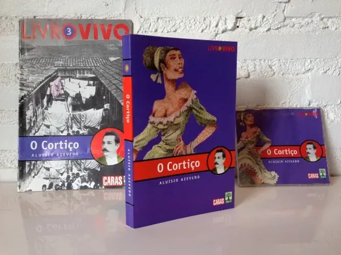 604 - Livro O Cortiço de Aluísio De Azevêdo livro + resumo ilustrado + aúdio