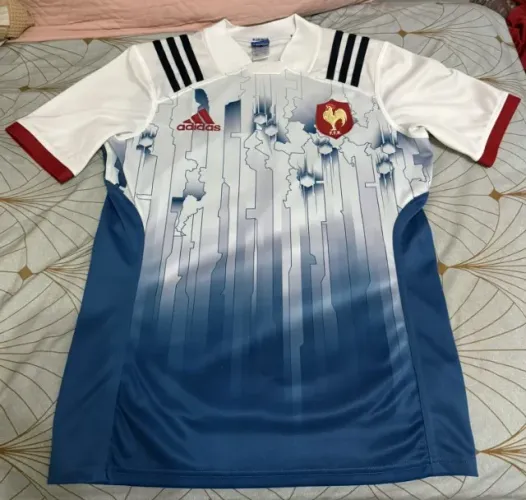 camisa rugby adidas frança 2016