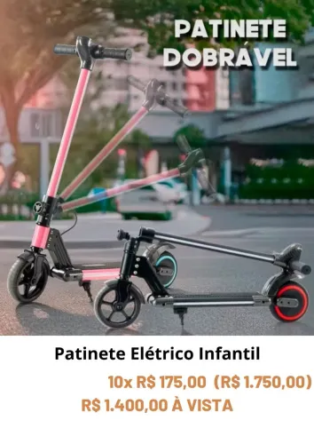 PATINETE ELÉTRICO INFANTIL