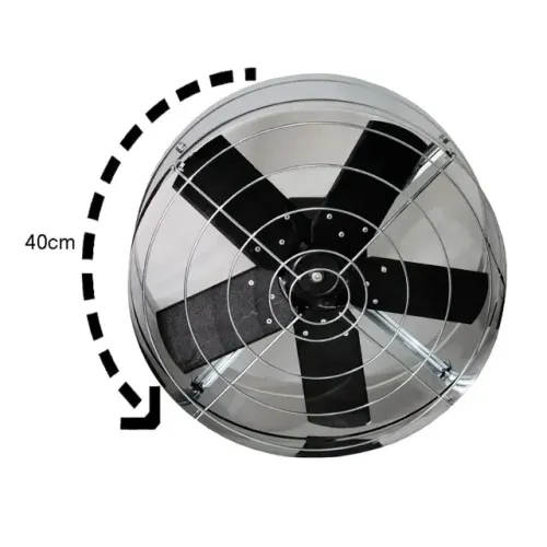 Exaustor Industrial 40cm - Ventilação Eficiente para Cozinhas