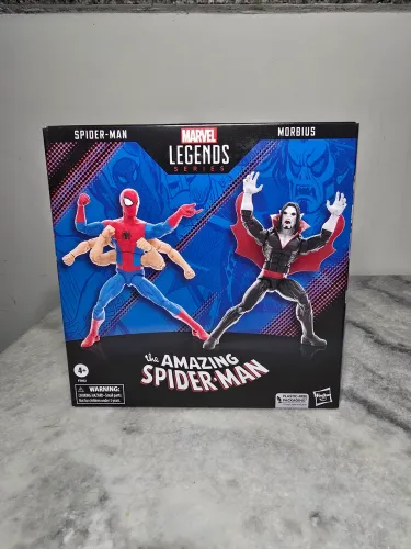 Marvel Legends the amazing spider man vs morbius lacrado