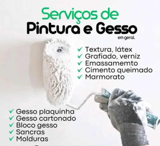 Gesseiro e pintor Profissional 