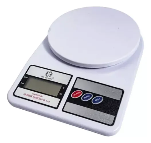 Balança Digital MOMENT Precisão Cozinha Dieta Nutrição 10kg Digital Alta Precisão Dieta.