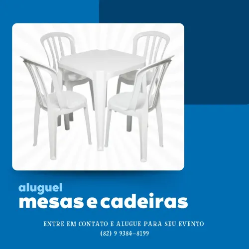 aluguel de mesas e cadeiras