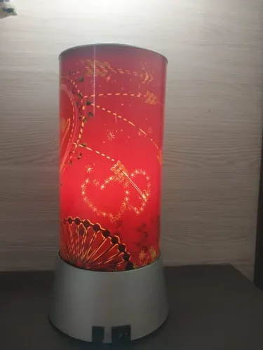 Luminária Giratória Decorativo Motivo Romântico