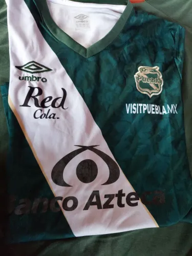 Camiseta masculina Puebla umbro autêntica tamanho 2XLarge 2021-2022