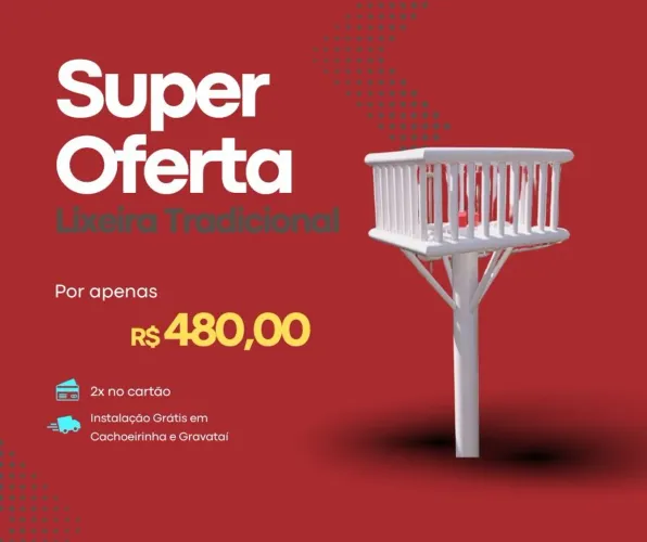 Lixeira Tradicional em Super Oferta!