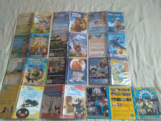 DVDS INFANTIS (VALORES NA DESCRIÇÃO)