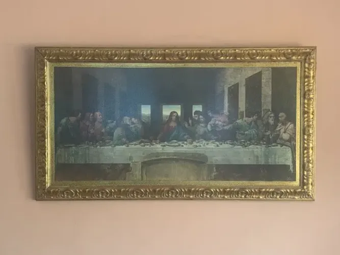 Quadro A ùltima Santa Ceia - Decorazione legno