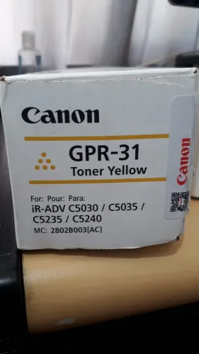 Cartucho de Toner para Canon GPR31 Yellow 