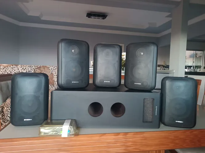 Conjunto 5 caixas acústicas Pioneer S-F55