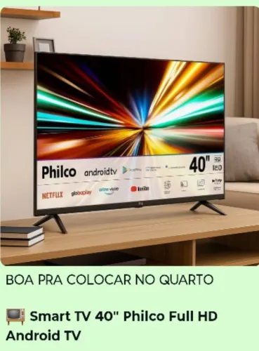 Tv smart Philco 3 meses de uso 
