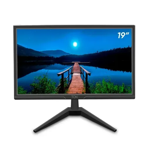 Monitor TCN 19" Led, HD, 60Hz, 5ms, HDMI/VGA 1 Ano de Garantia - WZetta