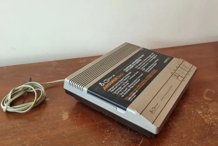 Antiga Secretaria Eletrônica Cobra AN-8400 para Colecionismo