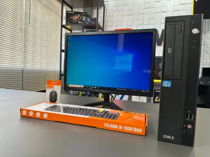 Computador + Monitor 24pl + Kit teclado e mouse + Wifi Intel core i7