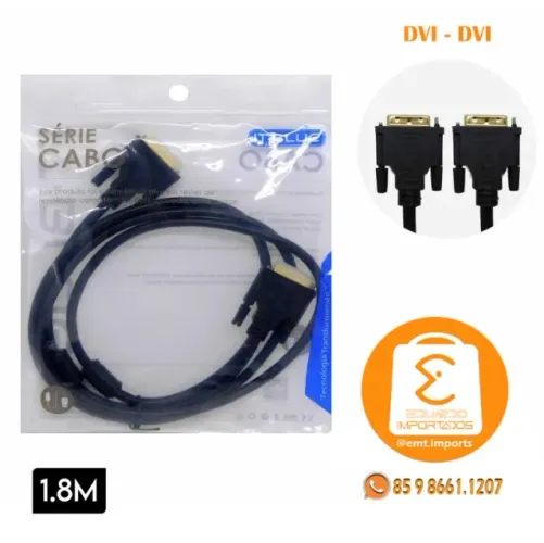 Cabo DVI para DVI 1,8m LE-6635
