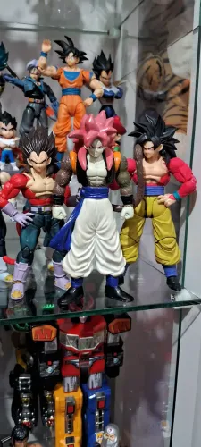 Boneco dragon ball gojeta escala sh figuarts