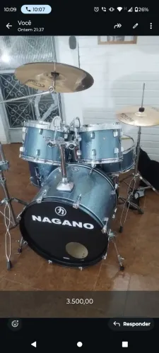 BATERA NAGANO nova  sem ferrugem . 