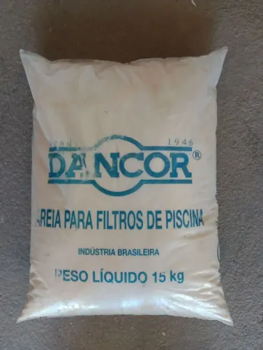 Areia para Filtro de Piscina Dancor 15kg