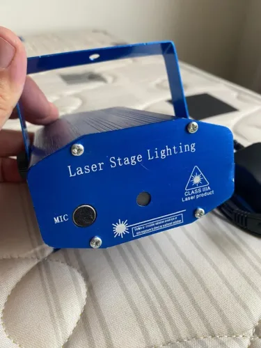 Mini Projetor Canhão Laser Led Efeitos Festa Baladinha