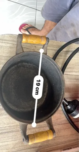 Caçarola panela de ferro maciça 