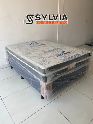 Cama Box Casal colchão 24cm Soft Pluma