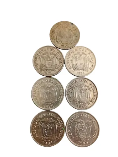 Moedas Antigas um sucre do Equador