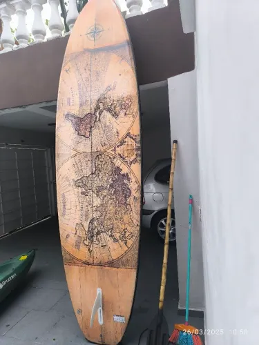 Prancha de Stand-up Paddle 11 pés com Mapa do Mundo