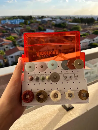 KIT AMERICAN BURRS - Acabamento e polimento de prótese 