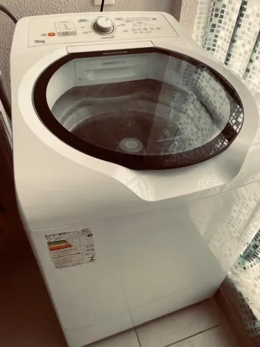 MÁQUINA DE LAVAR BRASTEMP 15KG - VIDRO TEMPERADO