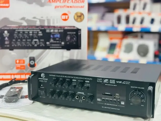 Amplificador Bluetooth 1200w Onprime HSG-707