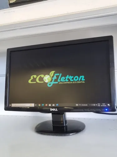 Monitor Dell D1901Nc Widescreen LCD VGA Preto Super Conservado