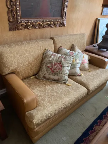 Conjunto de sofá 2 lugares, 2 lugares e 2 poltronas 