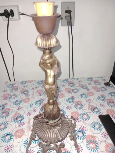 Par de abajur de bronze