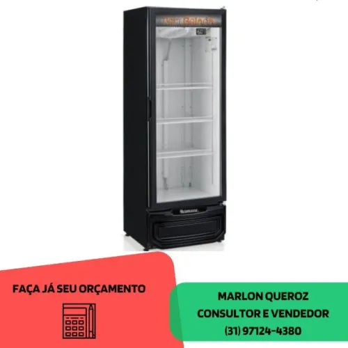 Freezer Refrigerador Expositor Vertical 410 Litros Gelopar